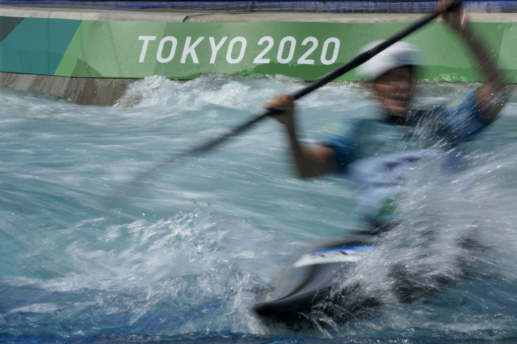 APTOPIX Tokyo Olympics Canoe Slalom